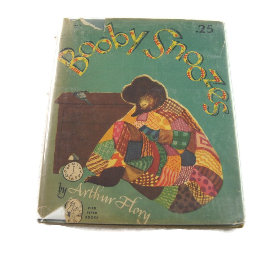 Vintage Booby Snoozes By Arthur Flory Pied Piper Books With Dust Jacket